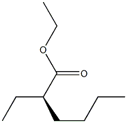 [R,(-)]-2-Ethylhexanoic acid ethyl ester 结构式