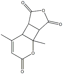 2,6-Dimethyl-3,10-dioxatricyclo[6.3.0.02,7]undec-5-ene-4,9,11-trione 结构式