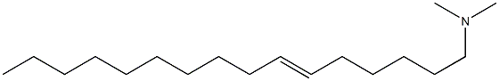 N,N-Dimethyl-6-hexadecen-1-amine 结构式