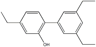 3-Ethyl-6-(3,5-diethylphenyl)phenol 结构式