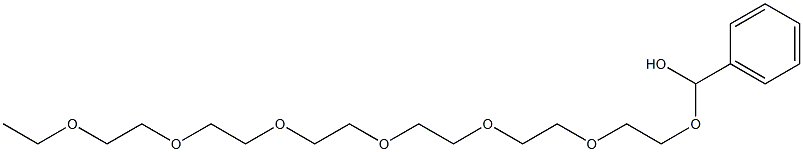 2-Phenyl-1,3,6,9,12,15,18,21-octaoxatricosane 结构式