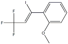 2-(3,3,3-Trifluoro-1-iodo-1-propenyl)-1-methoxybenzene 结构式