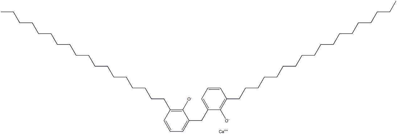 Calcium 2,2'-methylenebis(6-octadecylphenoxide) 结构式