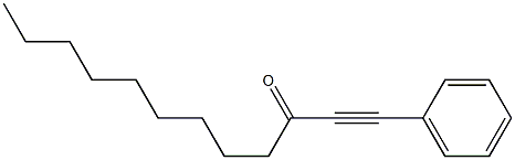 1-Phenyl-1-dodecyn-3-one 结构式