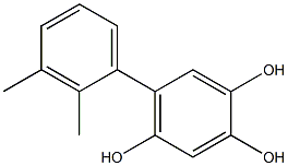 5-(2,3-Dimethylphenyl)-1,2,4-benzenetriol 结构式