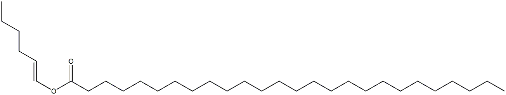Cerotic acid 1-hexenyl ester 结构式