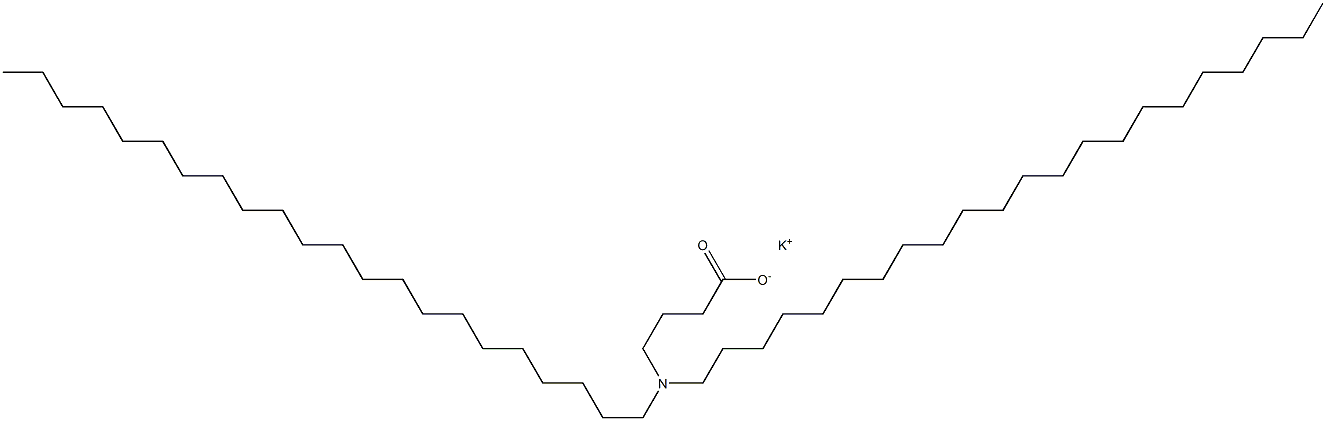4-(Didocosylamino)butyric acid potassium salt 结构式