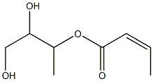 Butane-1,2,3-triol 3-isocrotonate 结构式