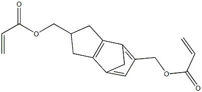 4,7-Methanohydrindane-2,5-dimethanol diacrylate 结构式