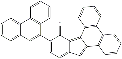 12-(Phenanthren-9-yl)-13H-indeno[1,2-l]phenanthren-13-one 结构式