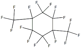 1,4-Di(trifluoromethyl)-1,2,2,3,3,4,5,5,6,6-decafluorocyclohexane 结构式