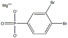 3,4-Dibromophenylphosphonic acid magnesium salt 结构式