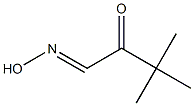 1-(Hydroxyimino)-3,3-dimethylbutan-2-one 结构式
