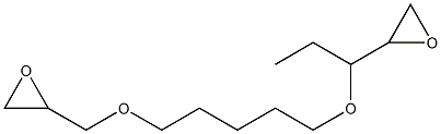 2,2'-[1-Ethyl-1,5-pentanediylbis(oxymethylene)]bis(oxirane) 结构式