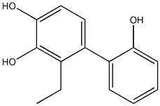 2-Ethyl-1,1'-biphenyl-2',3,4-triol 结构式