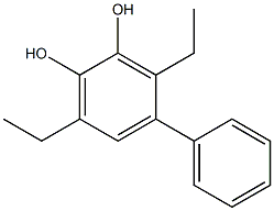 4-Phenyl-3,6-diethylbenzene-1,2-diol 结构式