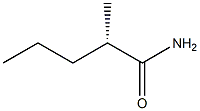 [S,(+)]-2-Methylvaleramide 结构式