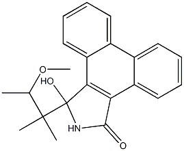 2,3-Dihydro-3-(2-methyl-3-methoxybutan-2-yl)-3-hydroxy-1H-dibenz[e,g]isoindol-1-one 结构式