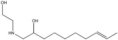 1-[(2-Hydroxyethyl)amino]-8-decen-2-ol 结构式