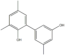 3,5,5'-Trimethyl-1,1'-biphenyl-2,3'-diol 结构式