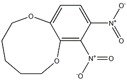 8,9-Dinitro-3,4,5,6-tetrahydro-2H-1,7-benzodioxonin 结构式