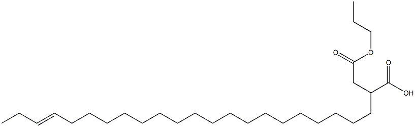2-(19-Docosenyl)succinic acid 1-hydrogen 4-propyl ester 结构式