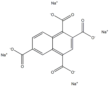 1,2,4,6-Naphthalenetetracarboxylic acid tetrasodium salt 结构式