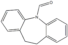 10,11-Dihydro-5H-dibenz[b,f]azepine-5-carbaldehyde 结构式