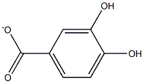 3,4-Dihydroxybenzoate 结构式