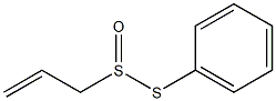 2-Propene-1-sulfinothioic acid S-phenyl ester 结构式