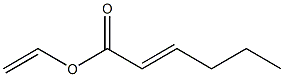 2-Hexenoic acid ethenyl ester 结构式