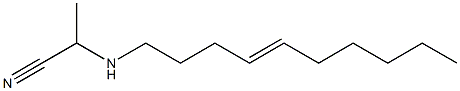 2-(4-Decenylamino)propiononitrile 结构式