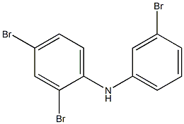 2,4-Dibromophenyl 3-bromophenylamine 结构式