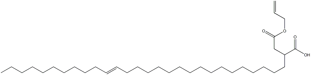 2-(17-Octacosenyl)succinic acid 1-hydrogen 4-allyl ester 结构式