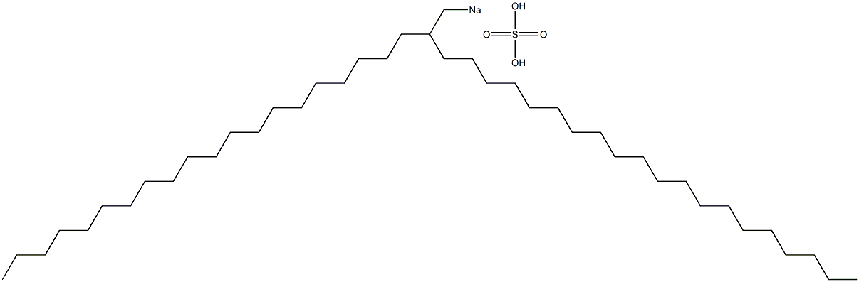 Sulfuric acid 2-icosyldocosyl=sodium salt 结构式