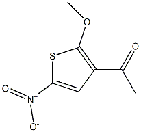 2-Methoxy-5-nitro-3-acetylthiophene 结构式