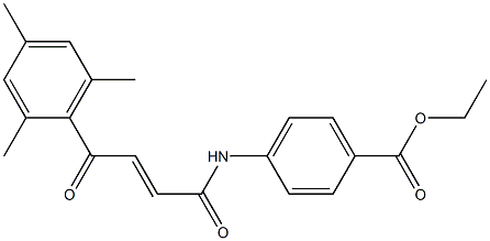 p-[3-(2,4,6-Trimethylbenzoyl)acryloylamino]benzoic acid ethyl ester 结构式