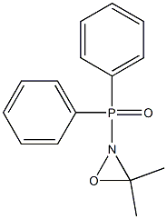 2-(Diphenylphosphinyl)-3,3-dimethyloxaziridine 结构式