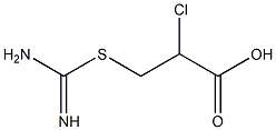 3-Amidinothio-2-chloropropionic acid 结构式