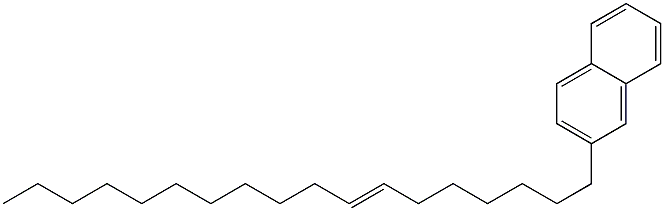 2-(7-Octadecenyl)naphthalene 结构式