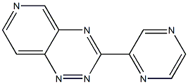 3-(Pyrazin-2-yl)pyrido[3,4-e]-1,2,4-triazine 结构式