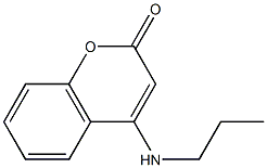 4-(Propylamino)coumarin 结构式