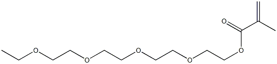 Methacrylic acid 3,6,9,12-tetraoxatetradecane-1-yl ester 结构式