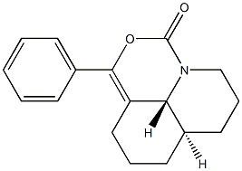 (9aR,9bR)-2,3,6,7,8,9,9a,9b-Octahydro-6-oxo-4-phenyl-6a-aza-5-oxa-1H-phenalene 结构式