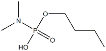 N,N-Dimethylamidophosphoric acid hydrogen butyl ester 结构式