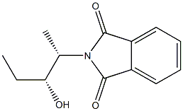 N-[(1S,2R)-2-Hydroxy-1-methylbutyl]phthalimide 结构式