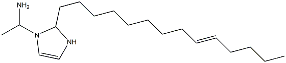 1-(1-Aminoethyl)-2-(9-tetradecenyl)-4-imidazoline 结构式