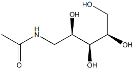 1-(Acetylamino)-1-deoxy-D-arabinitol 结构式