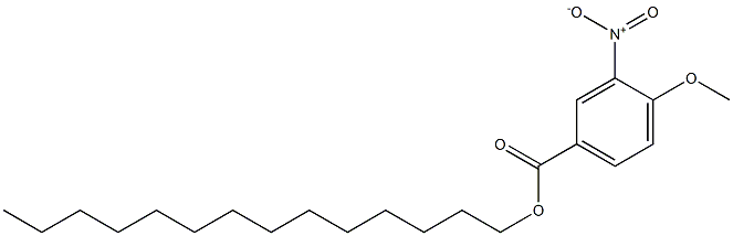 3-Nitroanisic acid myristyl ester 结构式