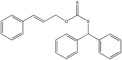 Dithiocarbonic acid O-cinnamyl S-benzhydryl ester 结构式